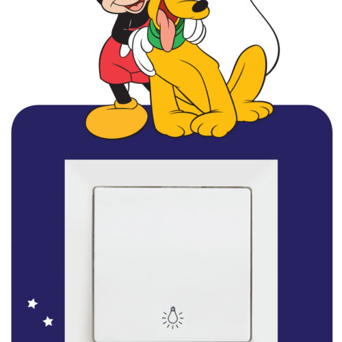 Miki i Pluton stiker oko prekidaca